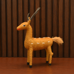 Coir deer décor crafted from natural coconut fibre