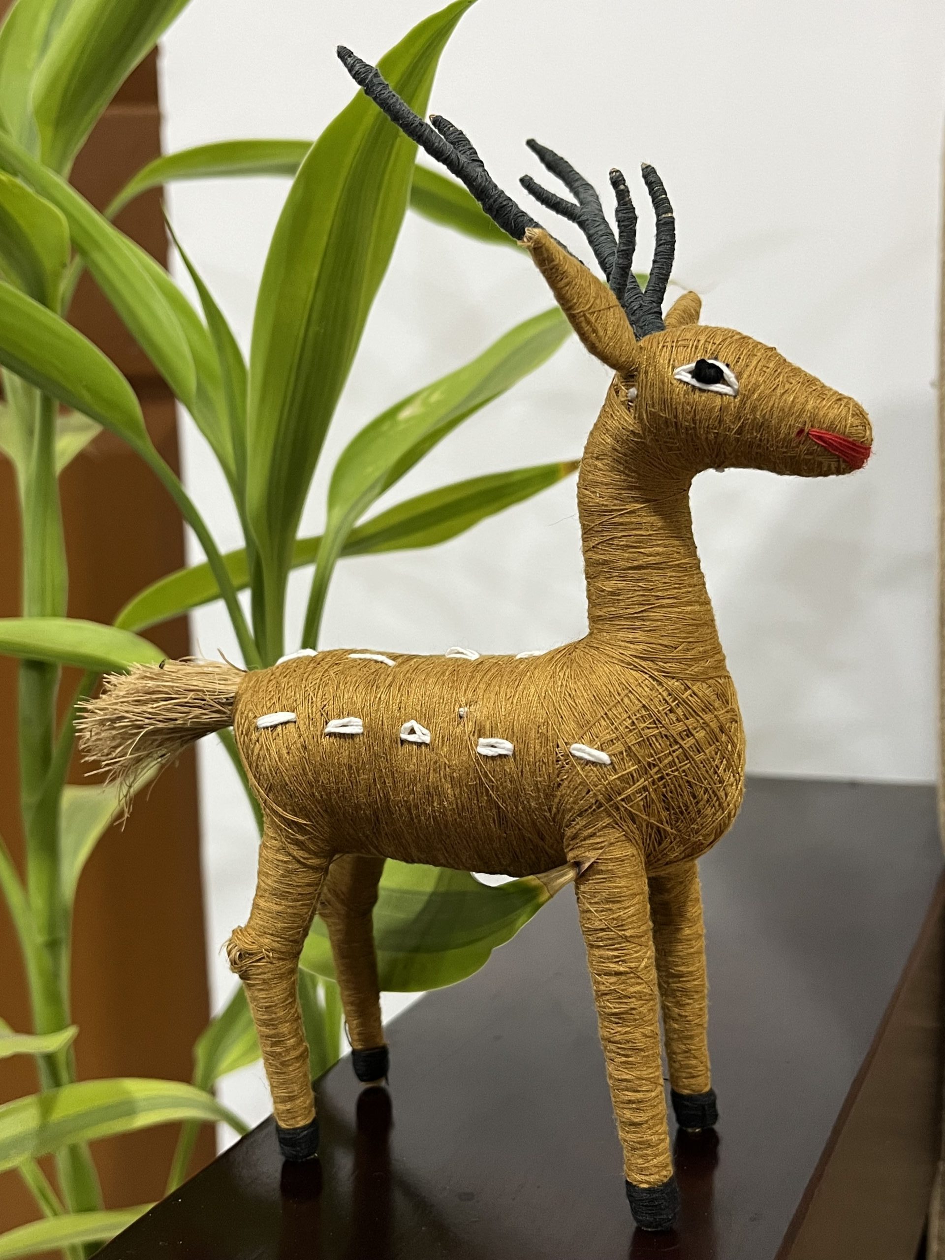 Handmade Coir Crafted Deer