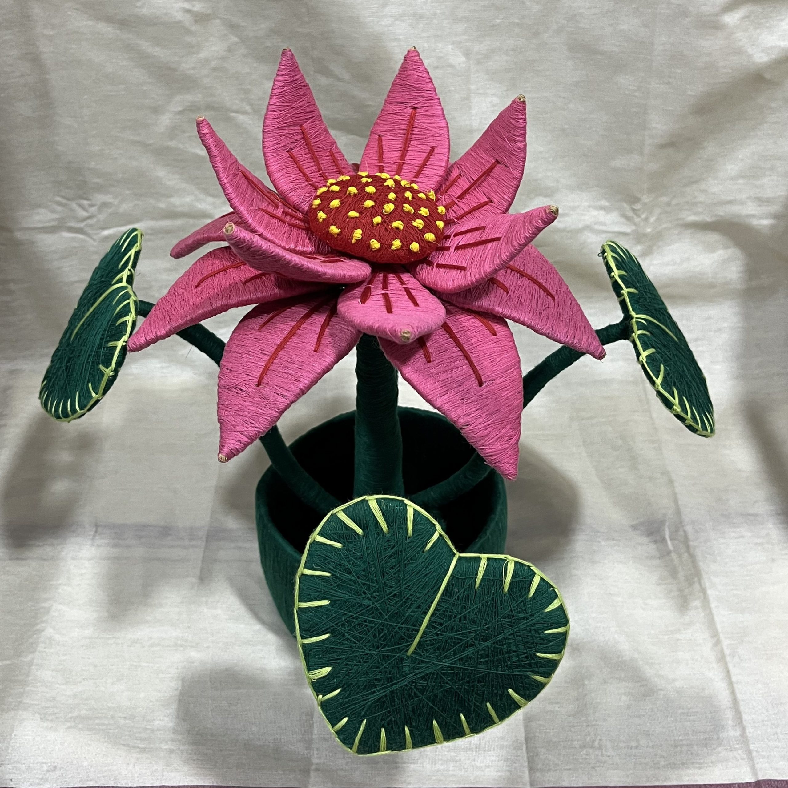 Handcrafted Coir Lotus