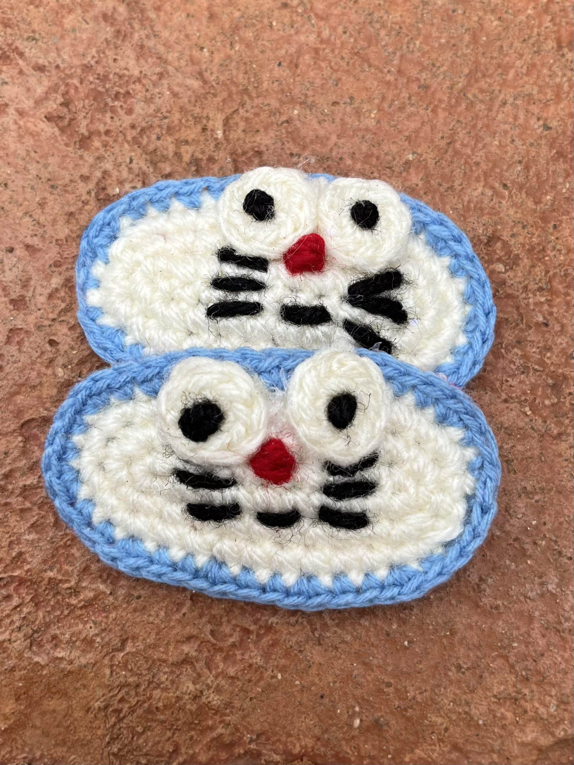 Crochet Doraemon Hairclips