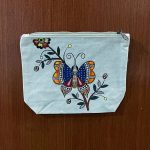 Hand-Painted Madhubani Inspired Canvas Pouch